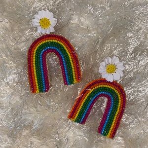 🖤Rainbow Seed Bead Earrings🖤